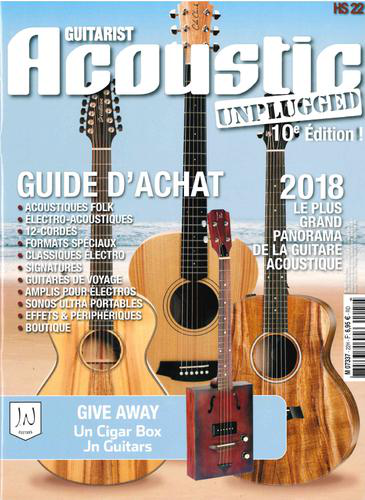 Couv guide achat 2018 Guitarist Acoustic Unplugged